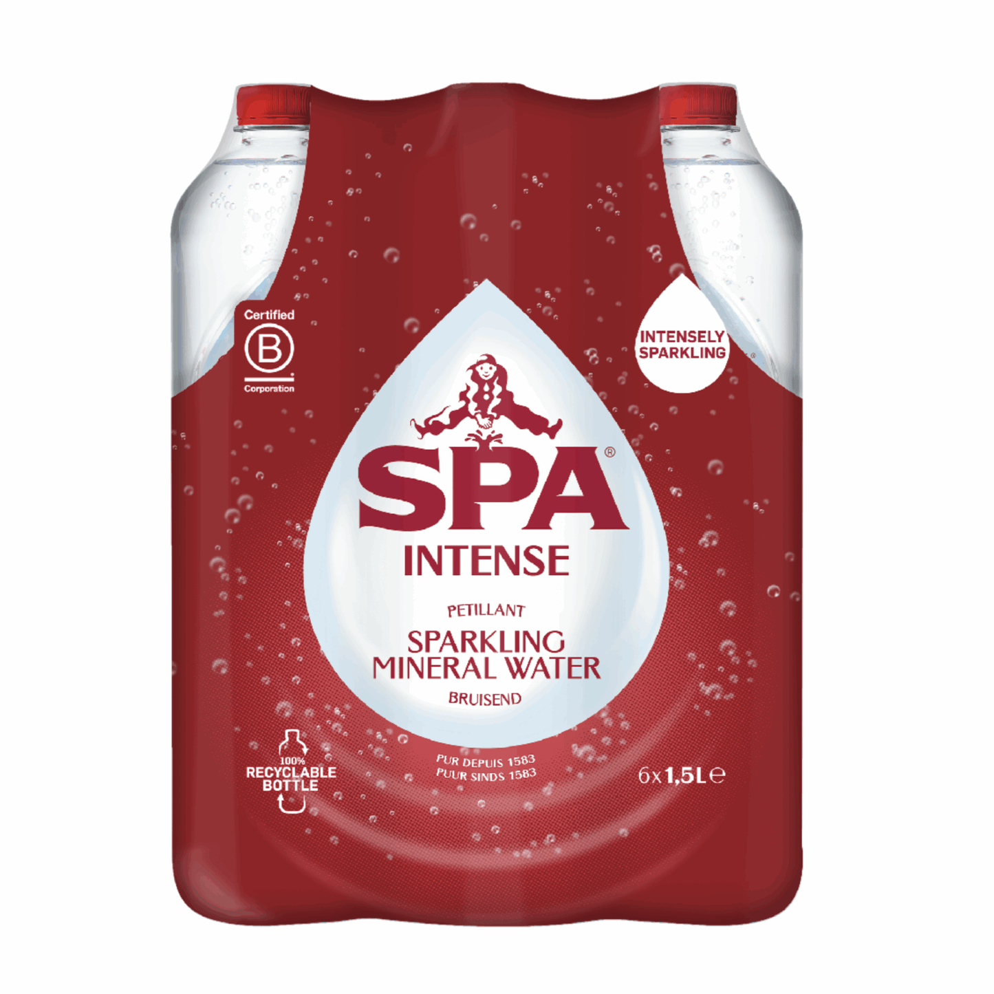 Bouchon rouge intense Spa (6x 1,5 litres)