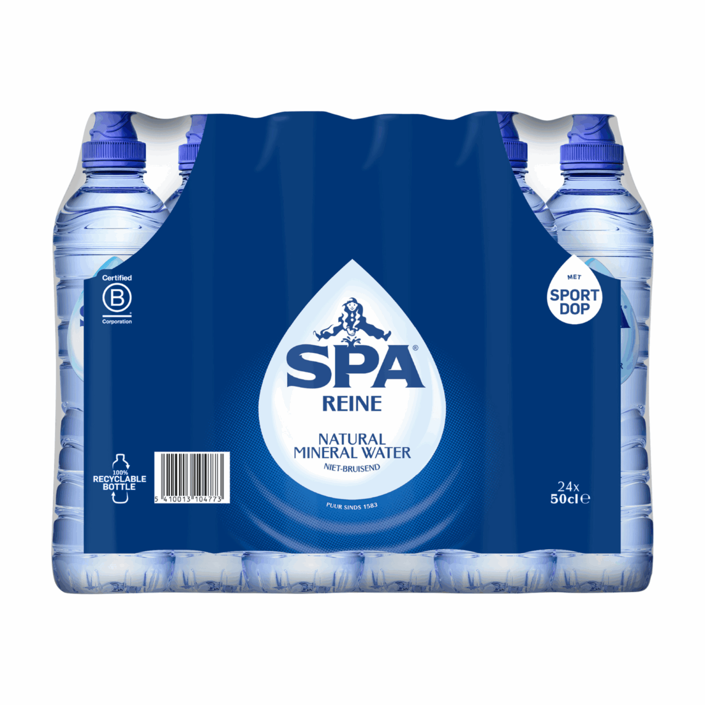 Casquette sport Spa reine bleue (24x 50cl)