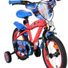 Vélo pour enfants Spiderman Spider-Man - garçons - 14 pouces - bleu rouge - deux freins à main