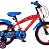 Vélo pour enfants Spiderman Spider-Man - garçons - 16 pouces - bleu rouge - deux freins à main