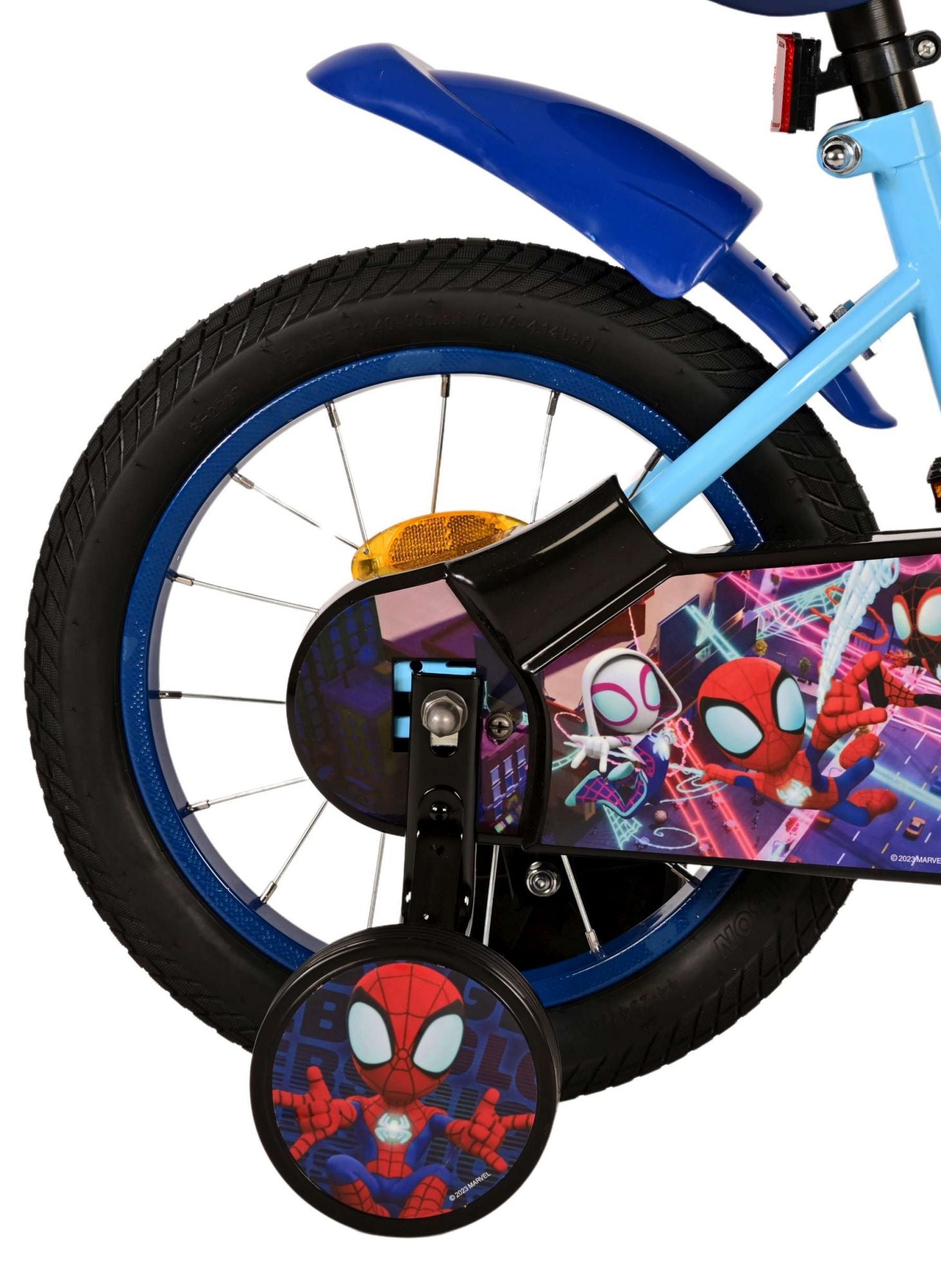 Spidey Children's Bike - Boys - 14 pouces - bleu