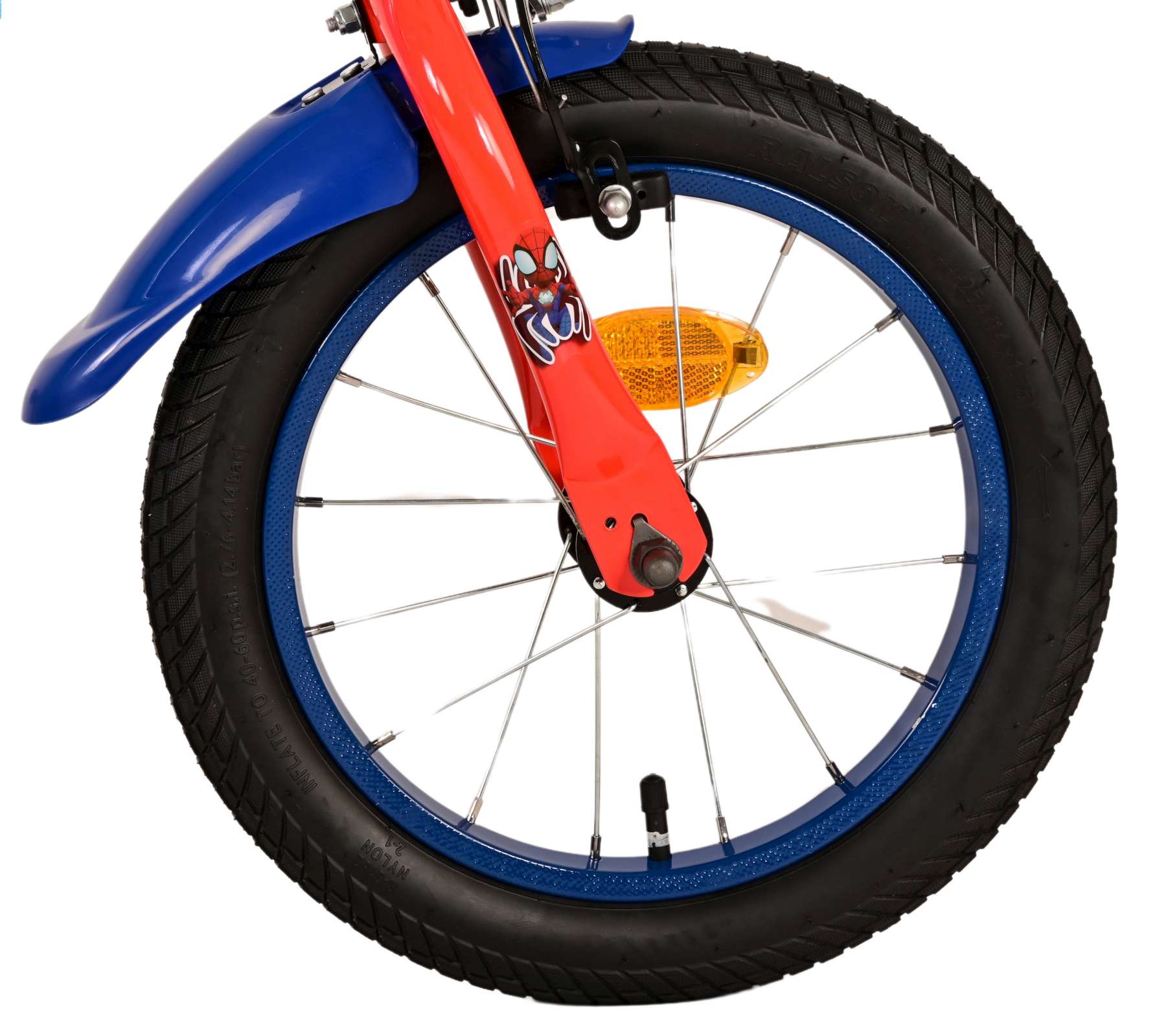 Spidey Children's Bike - Boys - 14 pouces - bleu