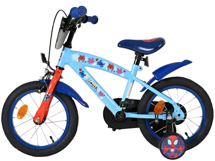 Vélo pour enfants Spidey et seine tollen freunde spidey - garçons - 14 pouces - bleu