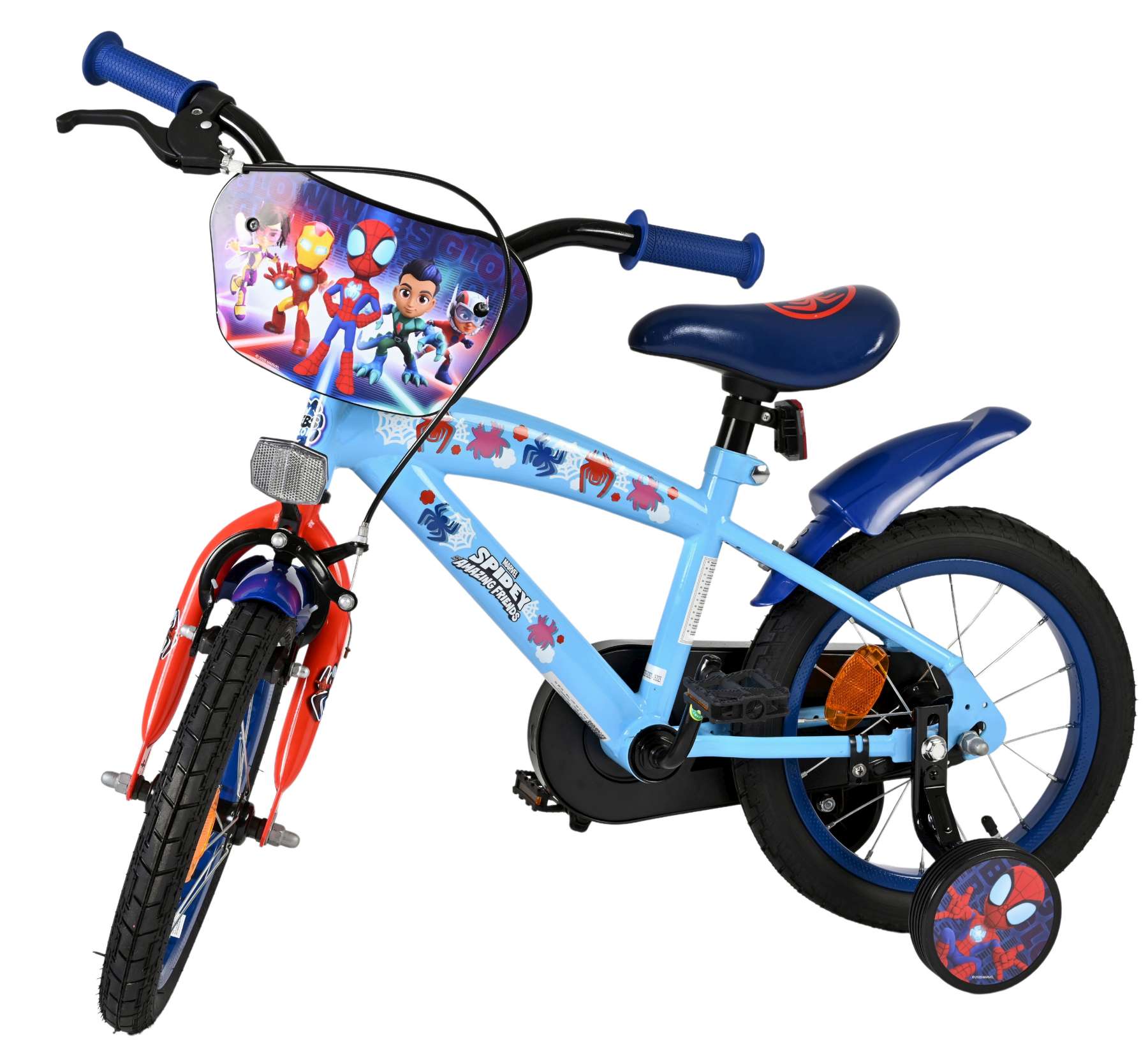 Vélo pour enfants Spidey et seine tollen freunde spidey - garçons - 14 pouces - bleu