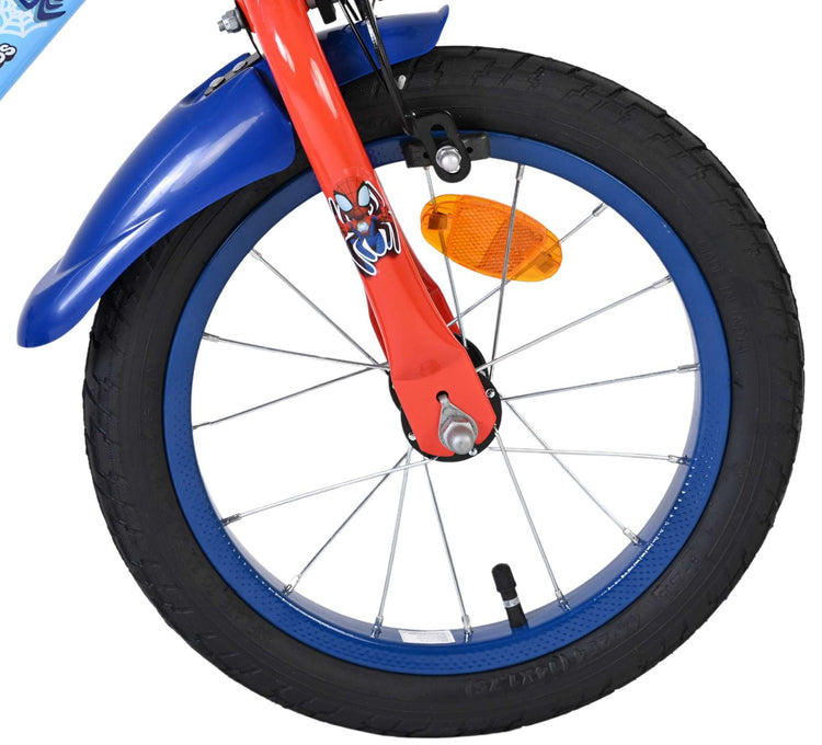 Vélo pour enfants Spidey et seine tollen freunde spidey - garçons - 14 pouces - bleu rouge - deux freins à main