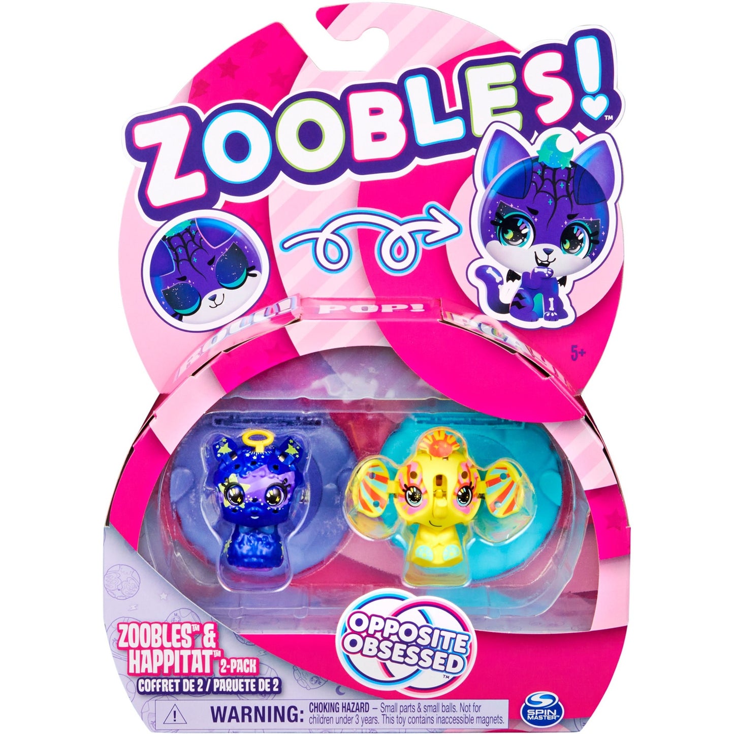 Spin Master Zoobles Starlight Llama Elephant