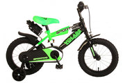 Volare Sportivo Children's Bicycle - Boys - 14 pouces - Black vert néon - 95% assemblé - afbeelding 1