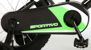 Volare Sportivo Children's Bicycle - Boys - 14 pouces - Black vert néon - 95% assemblé - afbeelding 7