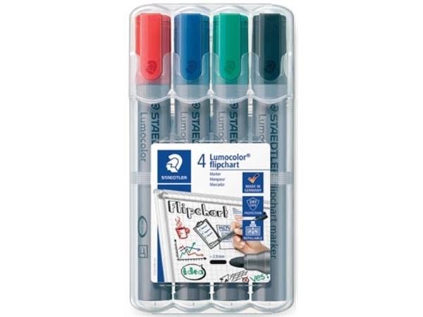 Marqueur pour tableau à feuilles Staedtler Lumocolor (1x 4 pièces)