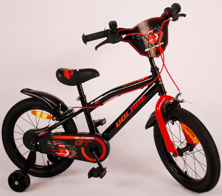 Volare Super GT Children's Bike - Boys - 16 pouces - Red - deux freins à main