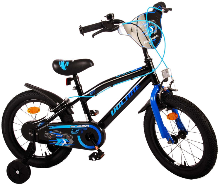Volare Super GT Children's Bicycle - Boys - 16 pouces - Bleu - deux freins à main