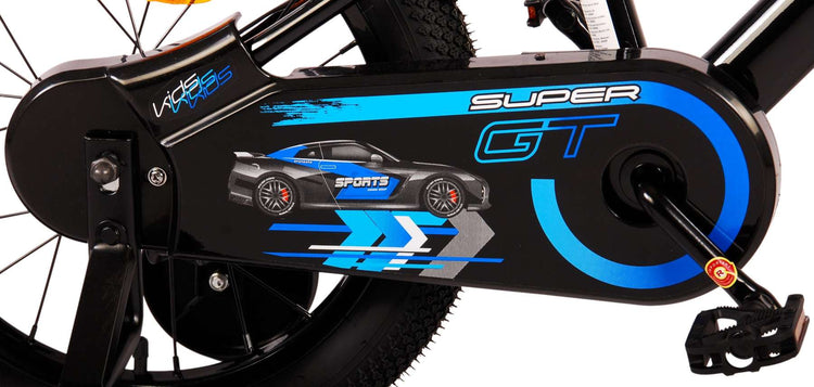 Volare Super GT Children's Bicycle - Boys - 16 pouces - Bleu - deux freins à main