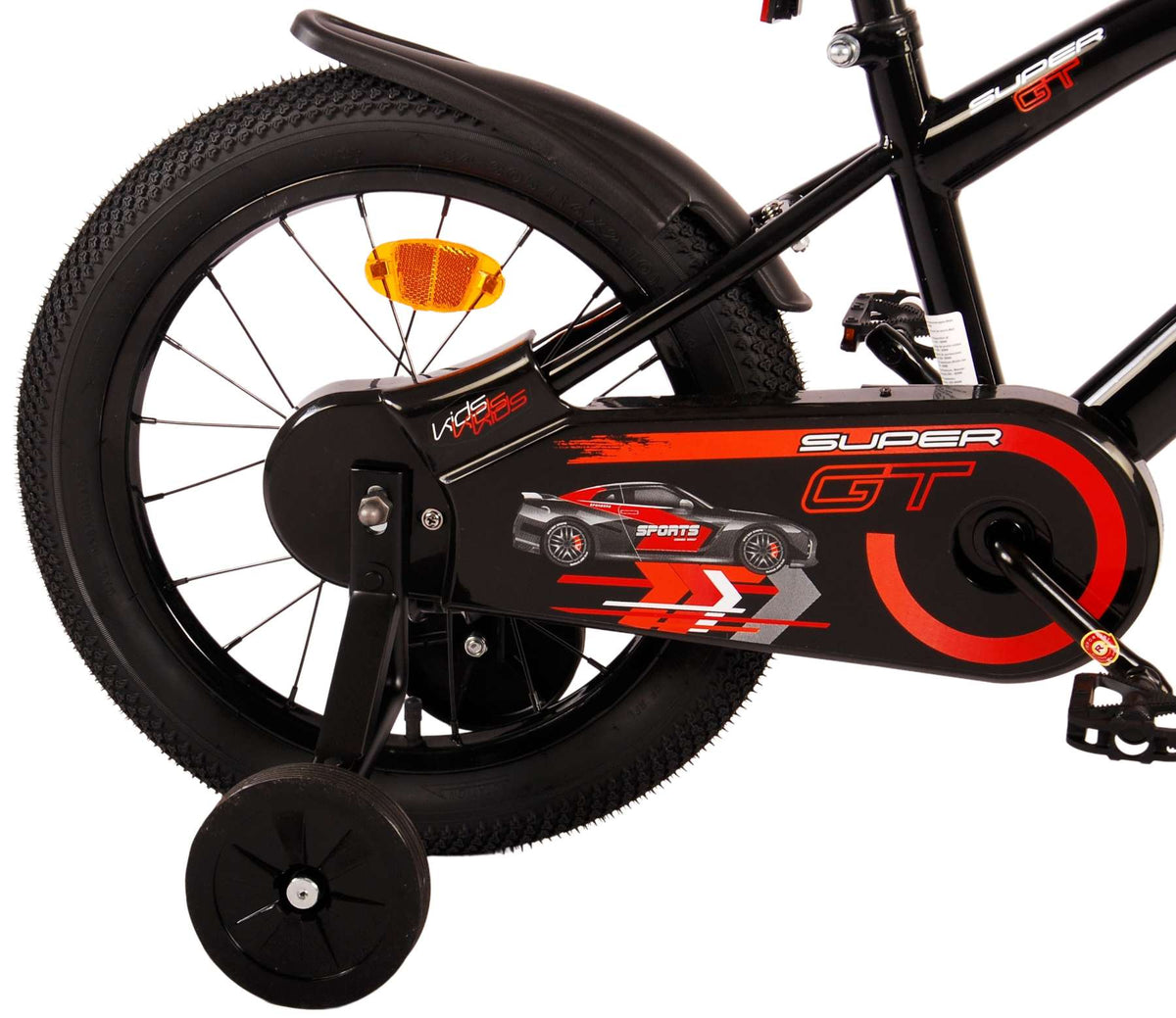 Volare Super GT Children's Bike - Boys - 16 pouces - rouge
