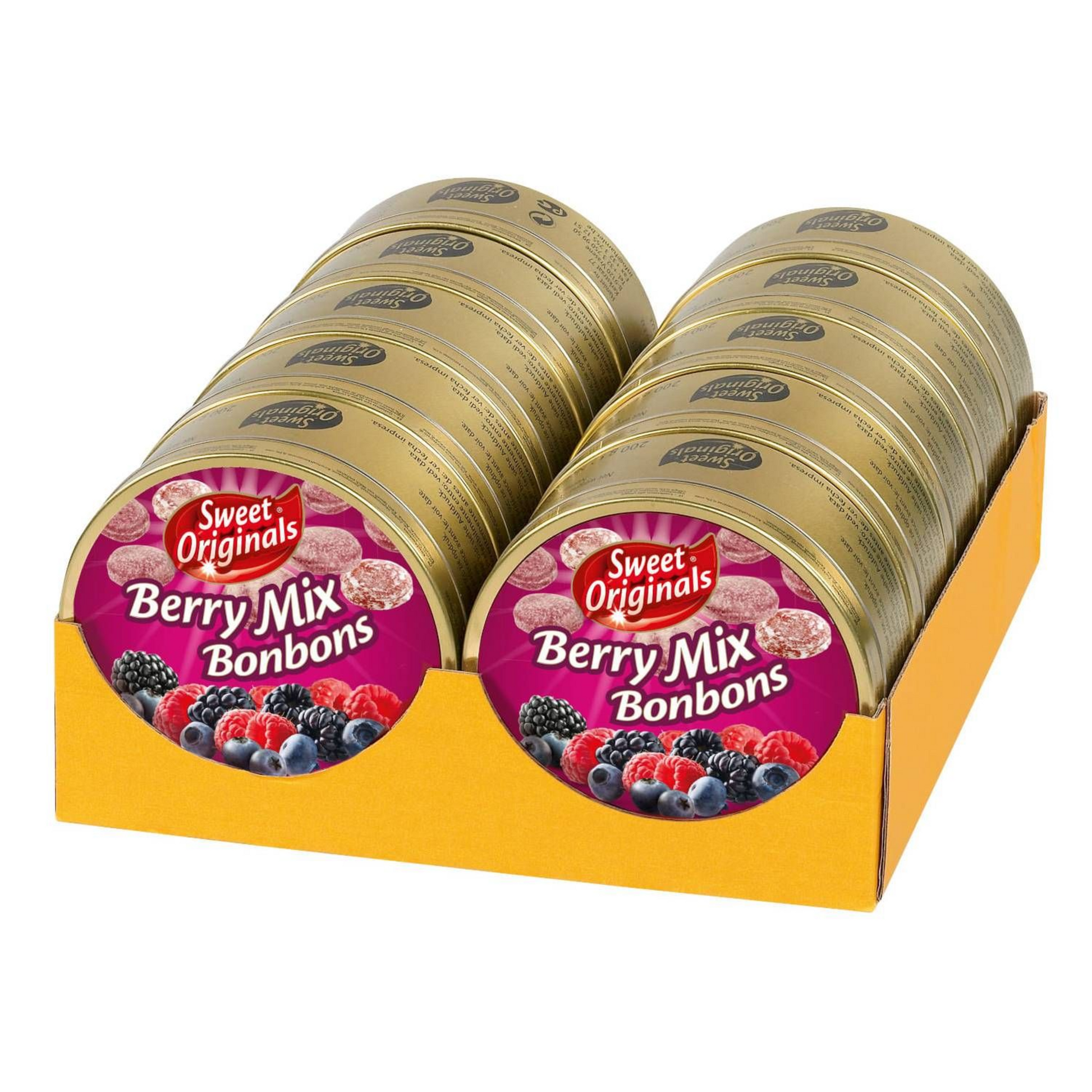 Boîte de chocolats aux mélanges de baies Sweet Originals (10x 200gr)
