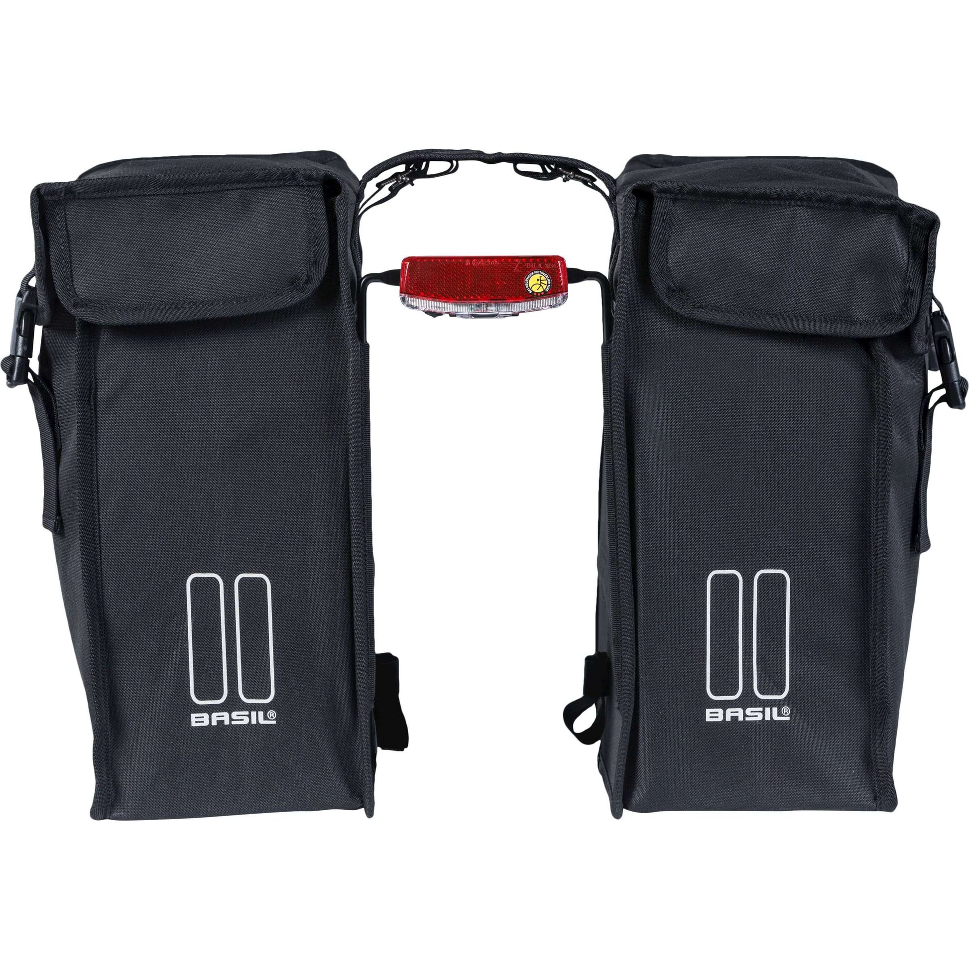 Basil Mara XXL sacoche double pour vélo - 47L - Femmes Hommes - City City - Noir