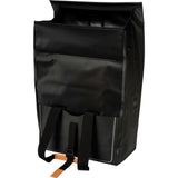 Basil Urban Dry Shopper - sac à dos de vélo imperméable, détails en cuir végétal, fermeture réglable, réflexion, noir mat - afbeelding 3