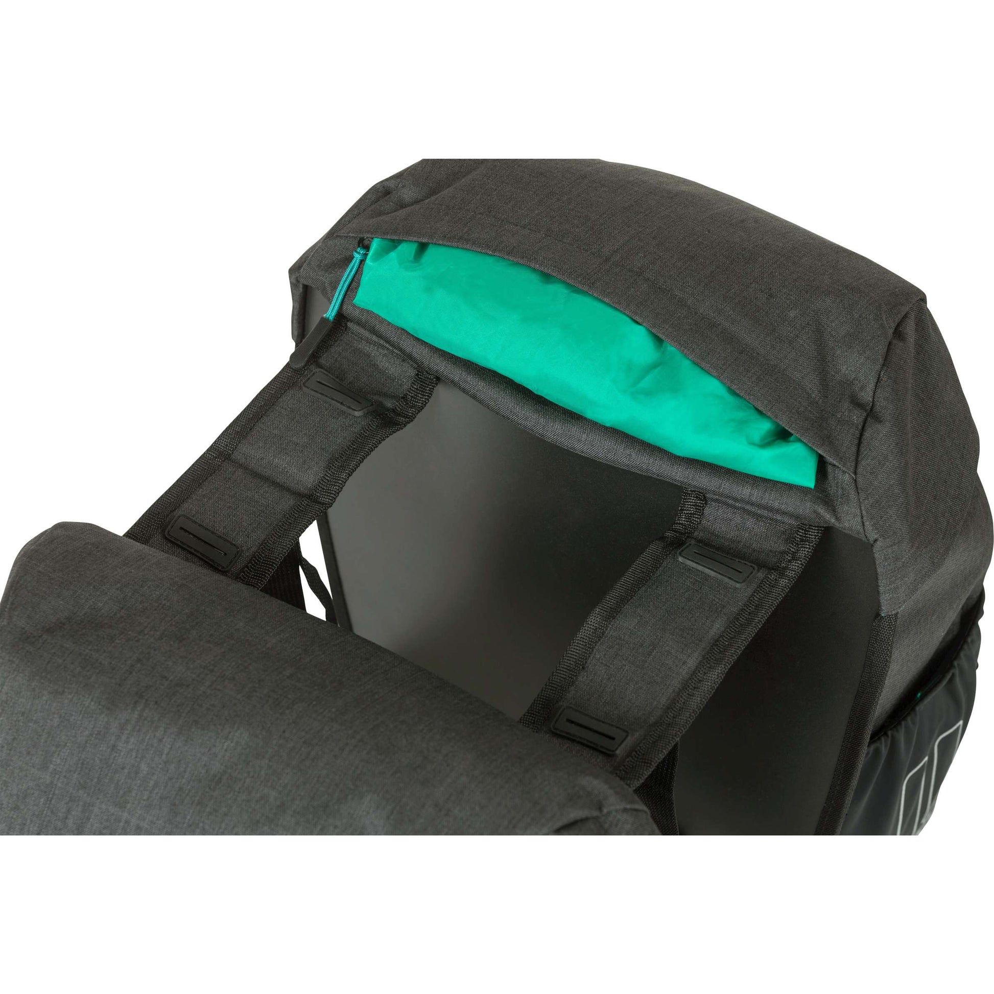Basildiscovery365D sacoche double pour vélo noir melee