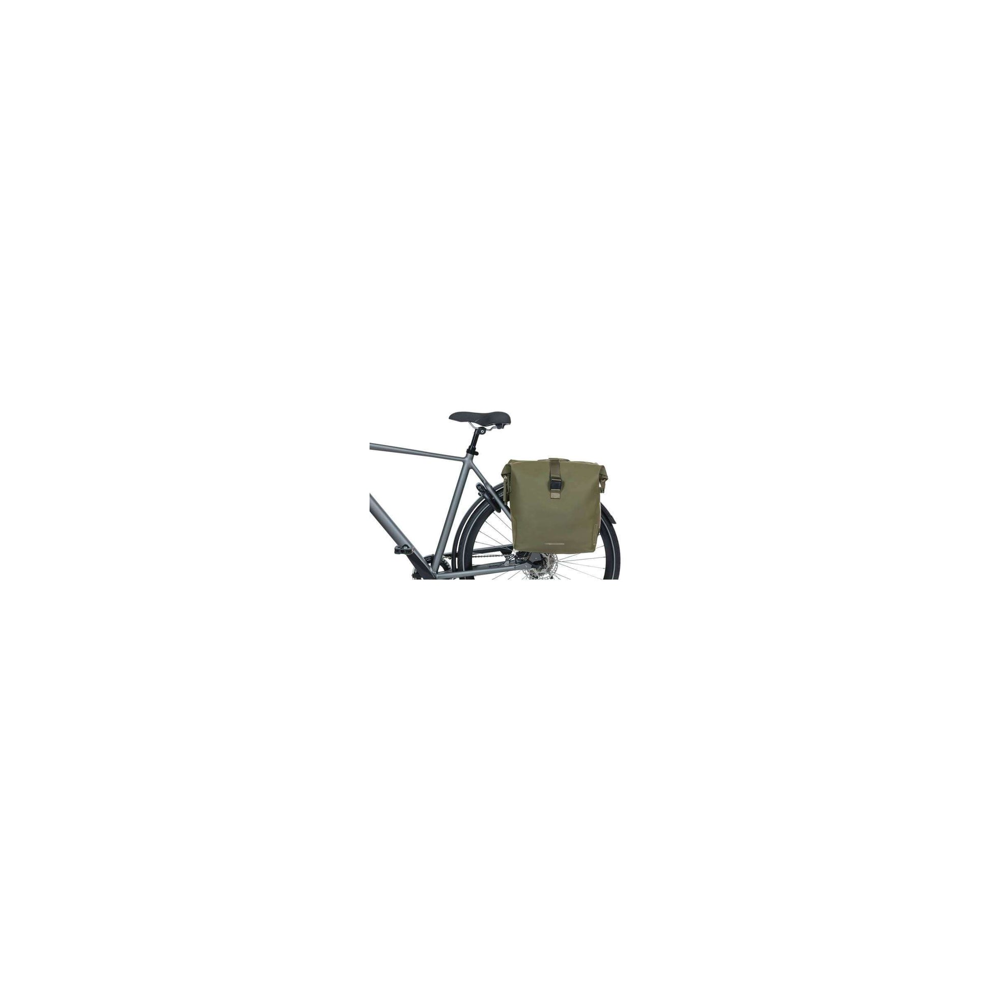 Basil SoHo double sacoche à vélo Nordlicht - Sacoche étanche pour vélo électrique - Vert