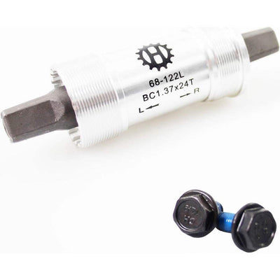 Boîtier de pédalier Xtrabike 68 122 coupelles alu