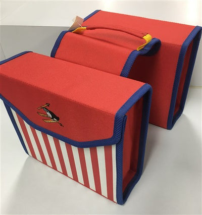 Sac double enfant Newlooxs rouge n° 91