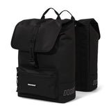 Sac à vélo à double vélo à l'épreuve urbaine à l'épreuve urbaine 38 litres noirs - afbeelding 1