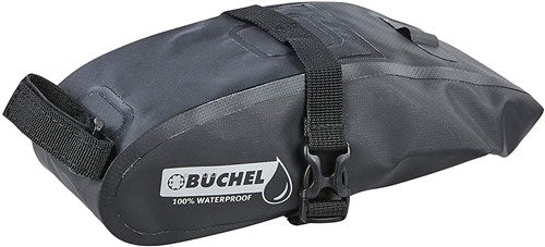 Sac de selle Buchel, 100% étanche, dimensions: 20 x 10,5 x 7 cm. Noir
