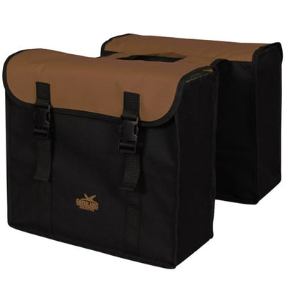 Greenlands Double bag, l noir-marron. taille 37x33x14 (2x) cm 34L.