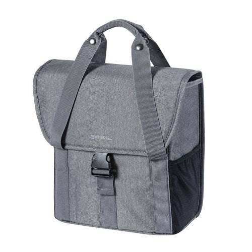 BASIL GO-SINGLE BAG - sacoche à vélo simple - femmes - vélos - gris mélangé