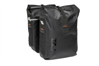 Sacoche double pour vélo Varo Waterproof Black Grey 40L - MIK