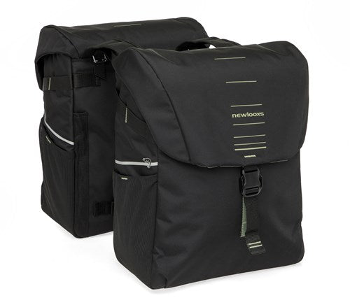 Newlooxs new looxs sac double vigo 40l polyester noir vert