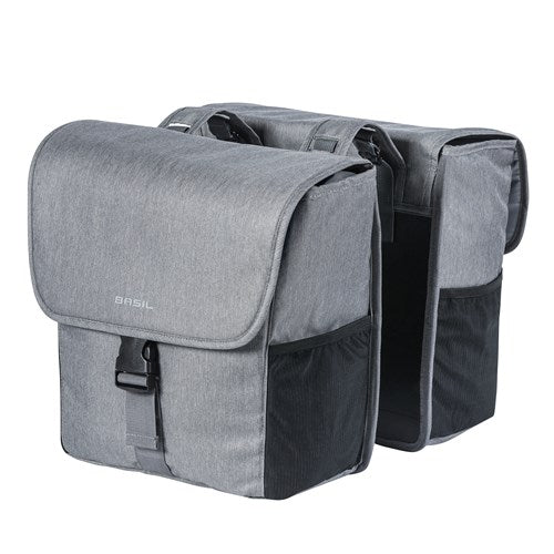 Basil GO sacoche double pour vélo gris - 32L