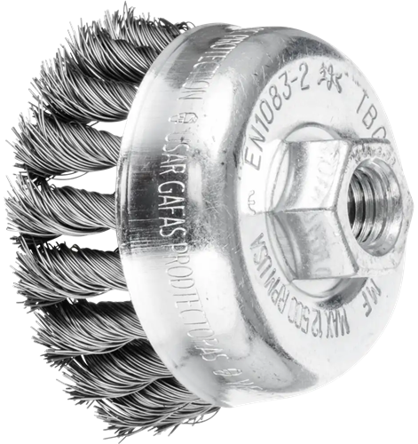 Pferd brosse coupelle acier 65mm m14 0,35 pos
