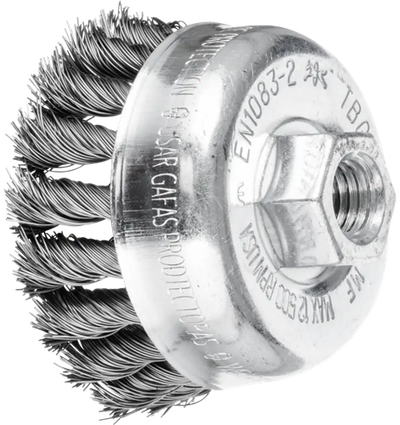 Pferd brosse coupelle acier 65mm m14 0,35 pos