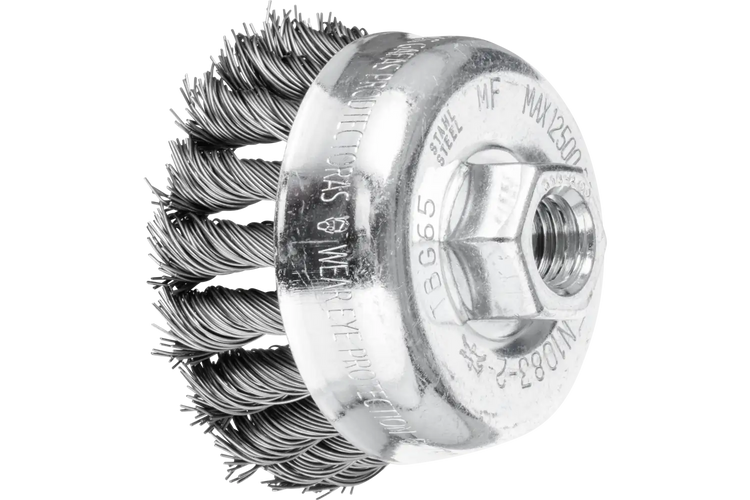 Pferd brosse coupelle acier 65mm m14 0,5 pos