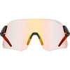 Tifosi Lunettes de rail Black Clarion Red Phototec (L XL)