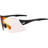 Tifosi Lunettes de rail Black Clarion Red Phototec (L XL)