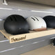 Présentoir mille pos slatwall (4 casques)