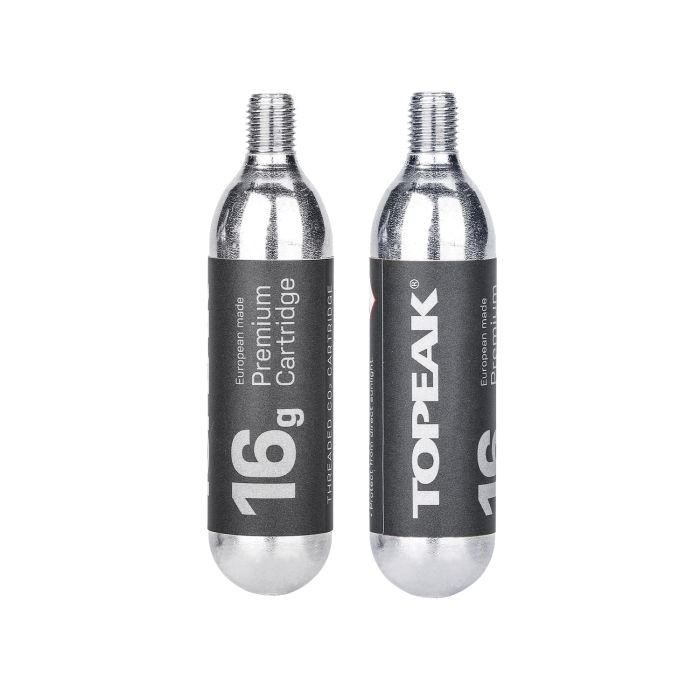 Cartouche co2 Topeak 16g menacée (2 pièces)