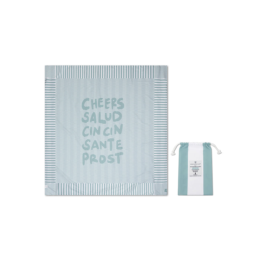 Bravo | Serviette en microfibre vert 180 x 180 cm