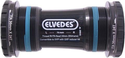 Boîtier de pédalier Elvedes BSA IB30 filetage italien 24 mm