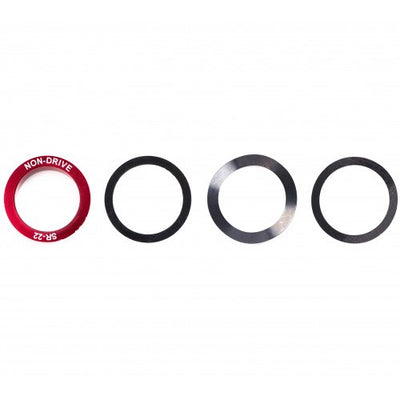 Kit de réduction Elvedes - adaptateur de pédalier de 24 mm à 22 mm GXP (4 pièces)