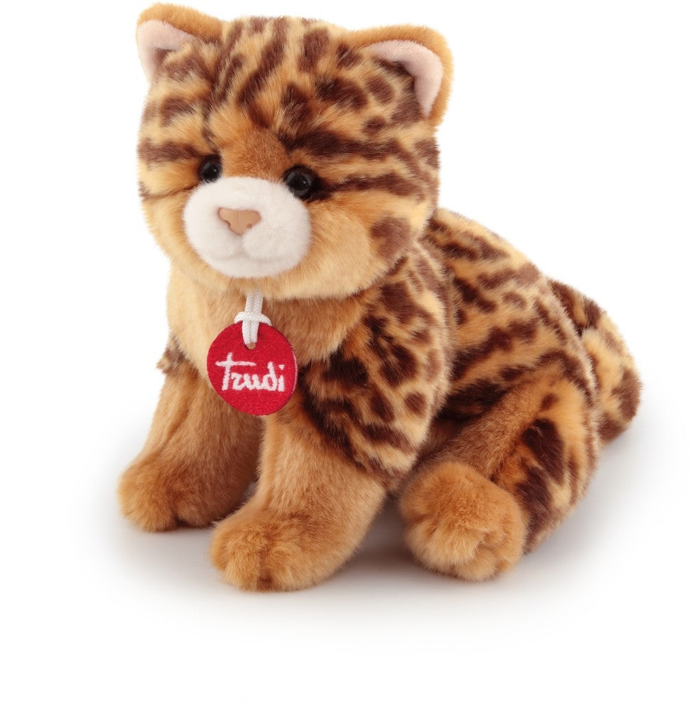Trudi chaton brad animalier: 16x20x24 cm (s-21041)
