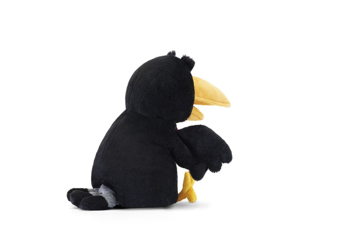 Corbeau marionnette Trudi : 17x25x22 cm (s-29229)