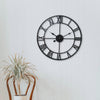 Teesa horloge murale aluminium ø60cm noir