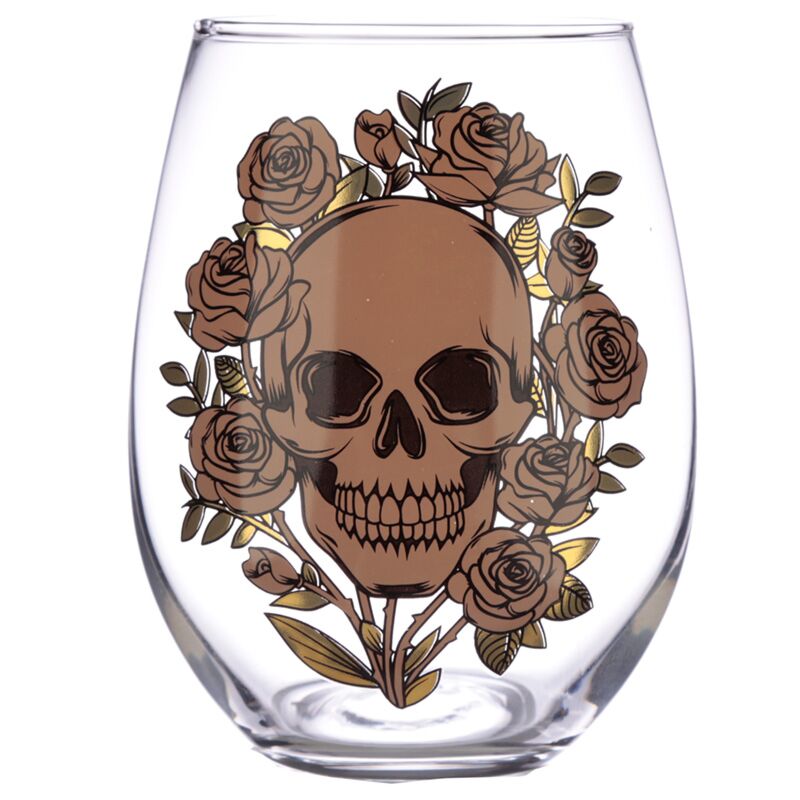 2 verres à boire - Roses du crâne