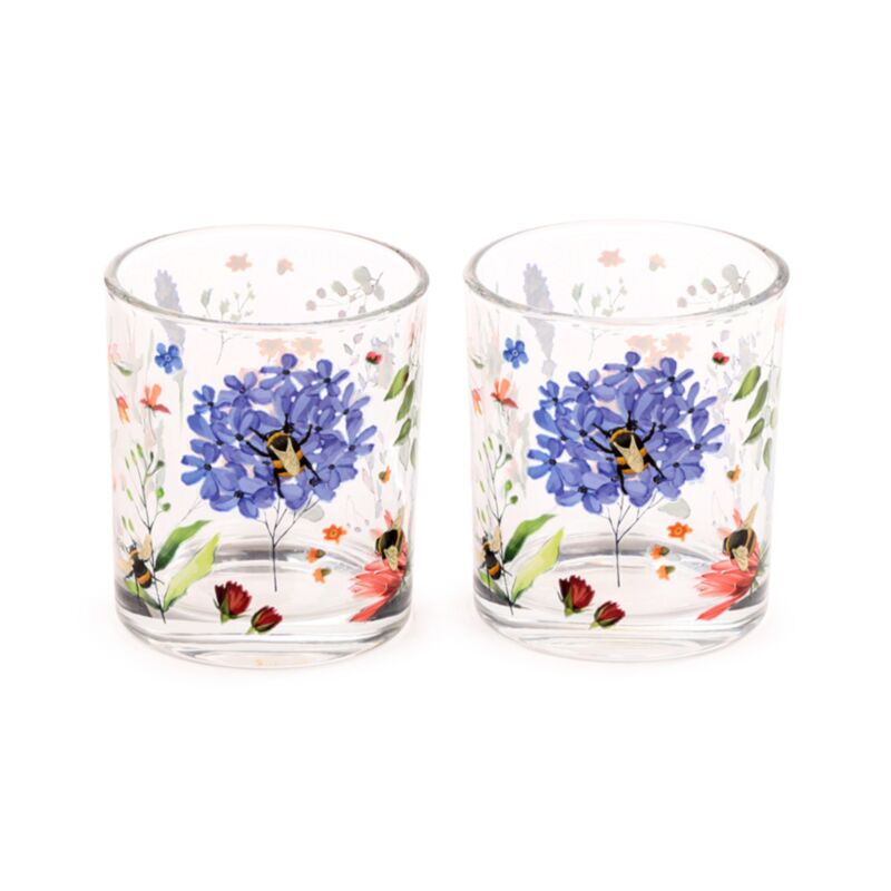 Les prairies au nectar fixent 2 verres de verres à boire 350 ml