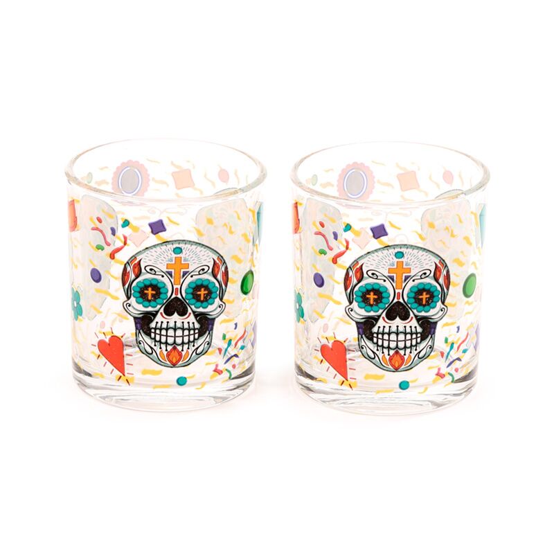 Slide de Los Muertos Set 2 verres de verres à boire 350 ml