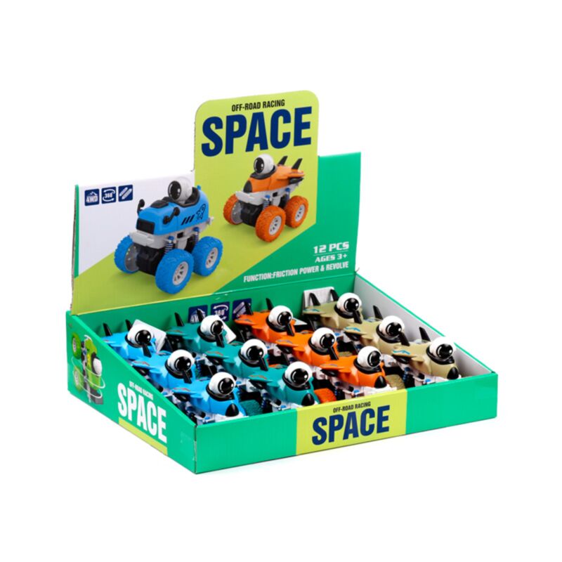 Friction spatiale poussant les jouets d'action du trek