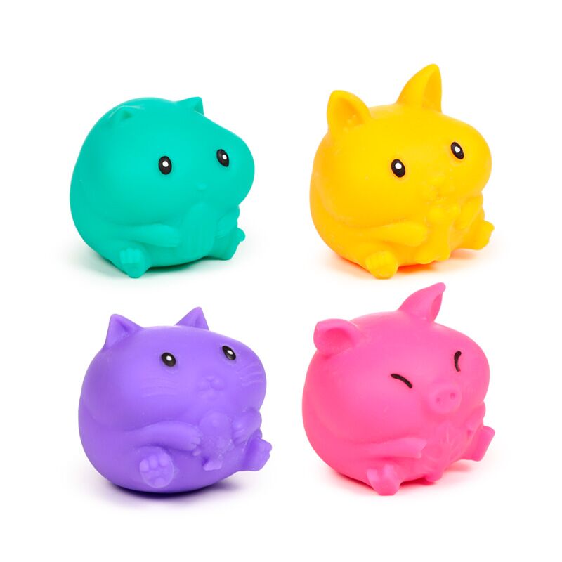 Jouet de stress néon compressible d'animaux mignons maltose