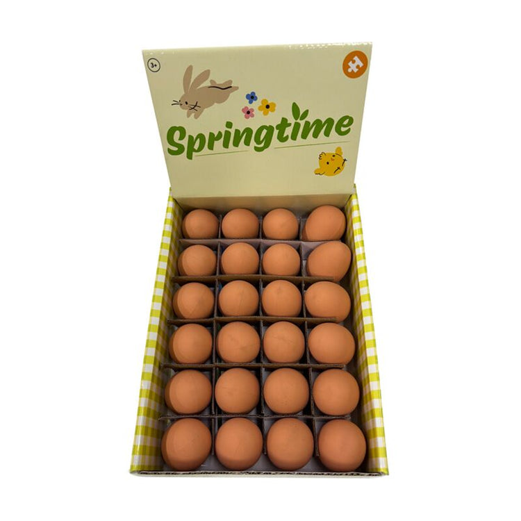 Oeuf en caoutchouc rebondissant au printemps